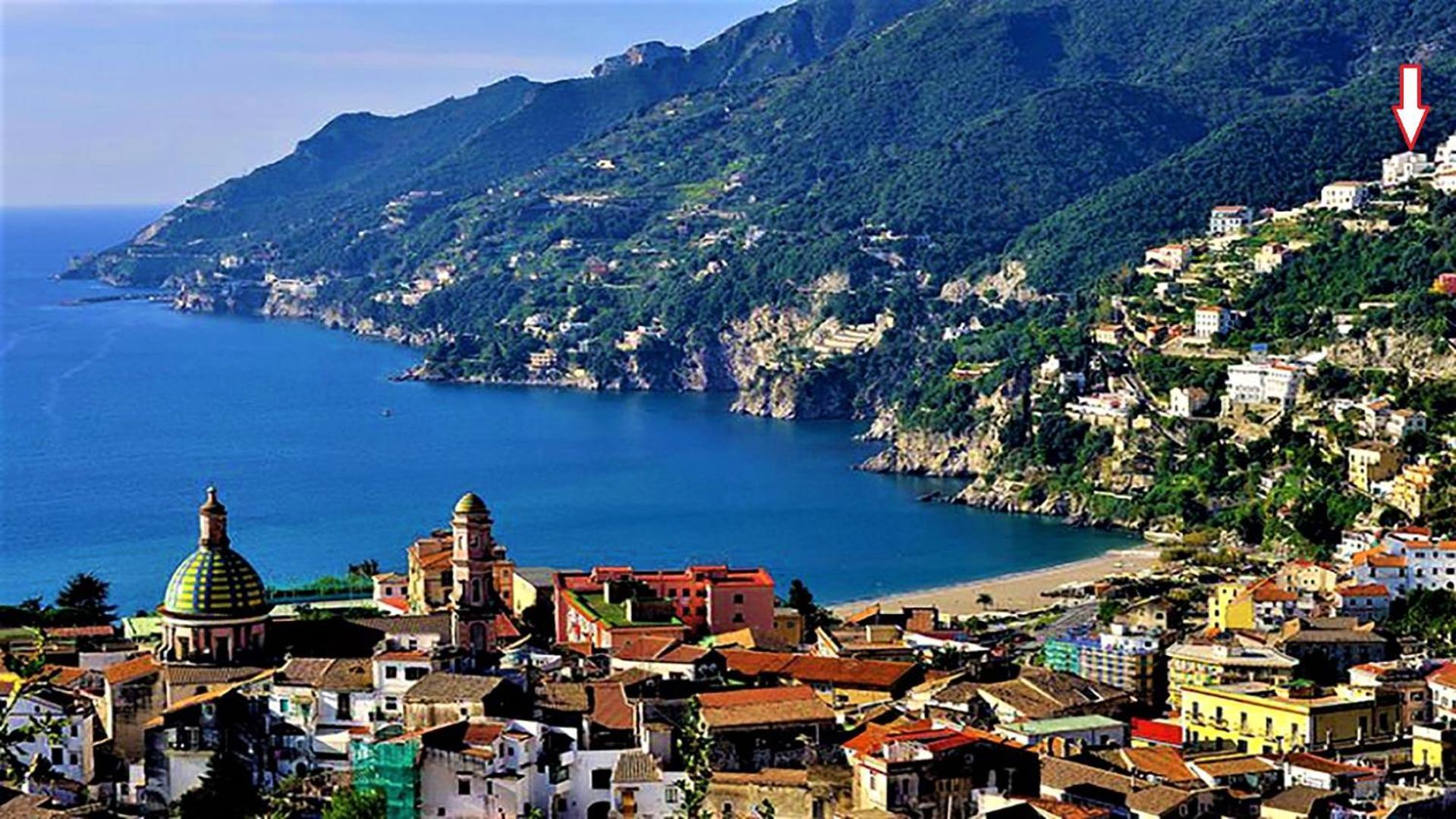 Ferienwohnung La Terrazza Sul Blu -Vista Mare- Vietri Exterior foto