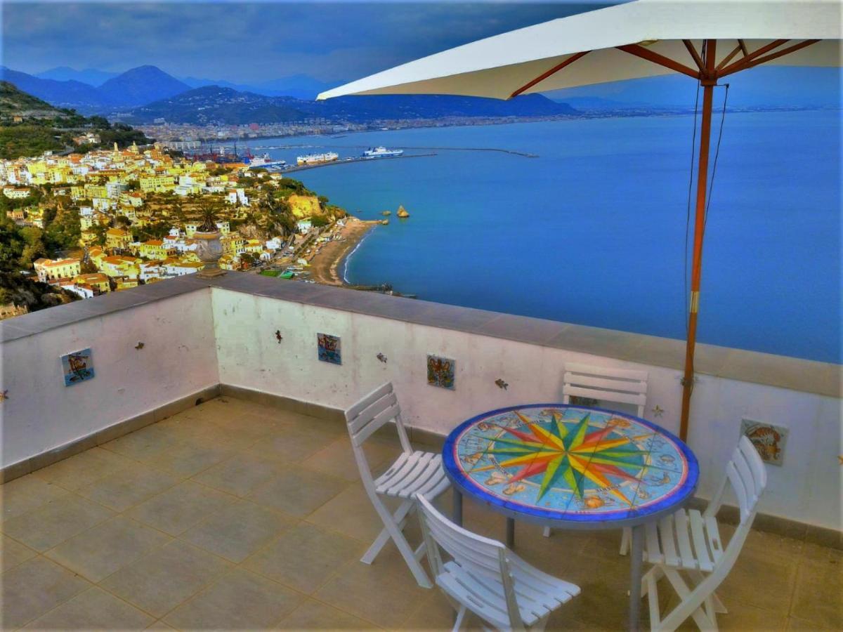 Ferienwohnung La Terrazza Sul Blu -Vista Mare- Vietri Exterior foto