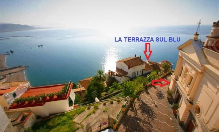 Ferienwohnung La Terrazza Sul Blu -Vista Mare- Vietri Exterior foto